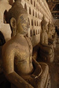 Buddhas - Wat Si Saket, Vientiane