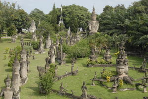 Xieng Khau (Buddha Park), 24km South of Vientianne