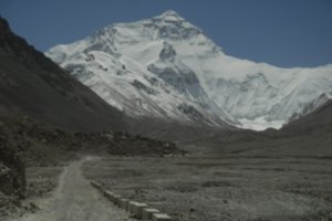 The road to Everest basecamp.....