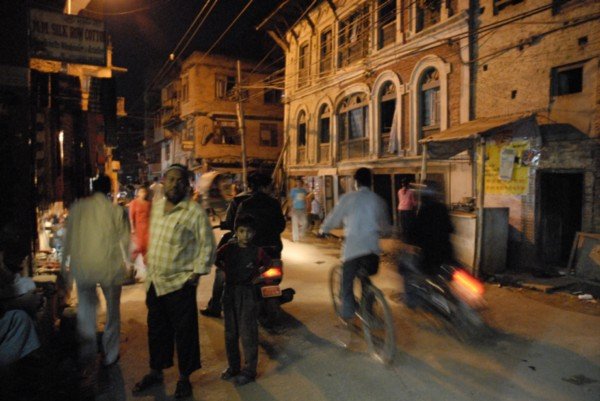 Night scene near our digs in Chhetrapati, Kathmandu