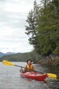 Kayaking not canoeing...