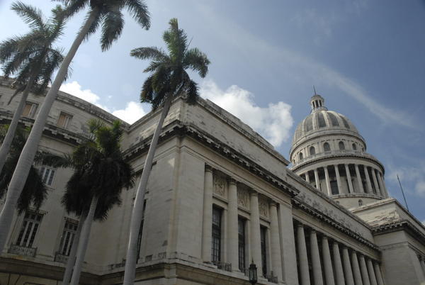 The Capital Building in Central Habana...