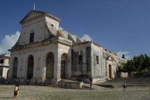 The catherdral at centro historico Trinidad...