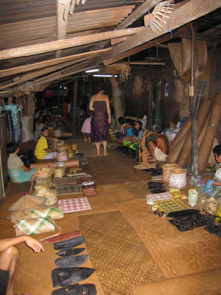The Iban long house market