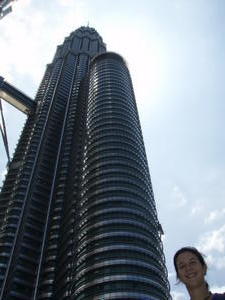 One of the Petronus towers (and me)
