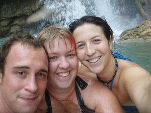 Matt Kerra and I in the pool