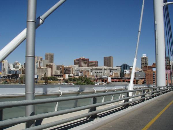 Johannesburg from the Mandela bridge 