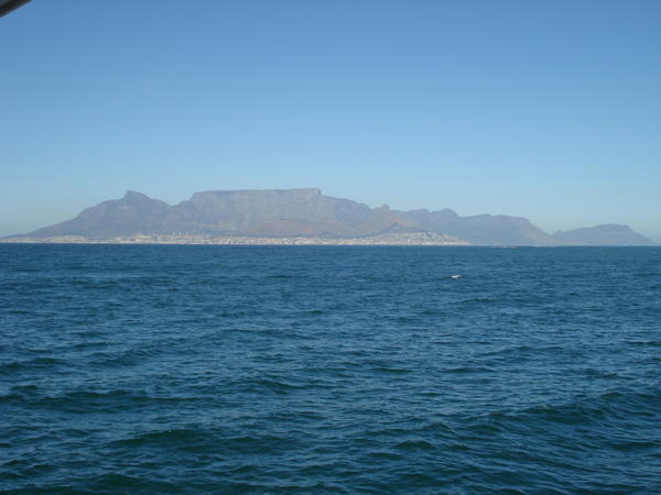Table  mountain and Cape town