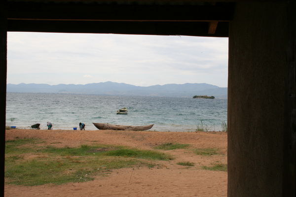 View across to Mozambique from Tamsin's front door 