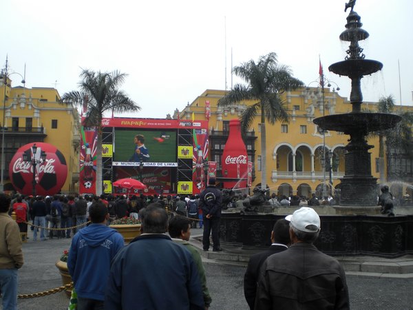 WK kijken in Lima