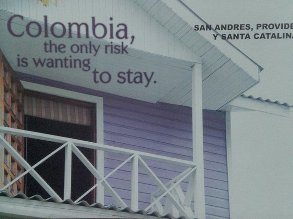 Advertentie voor Colombia