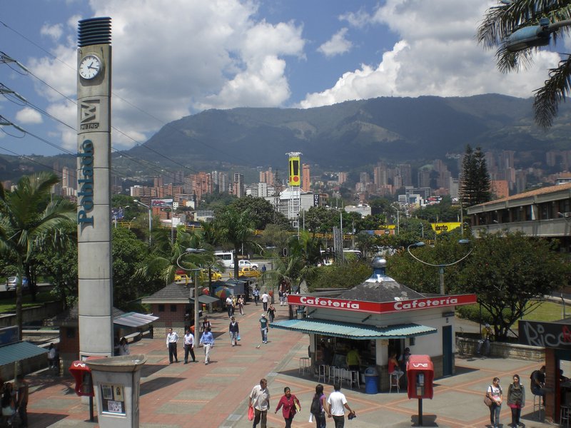 Medellin, met Zona Rosa op de achtergrond