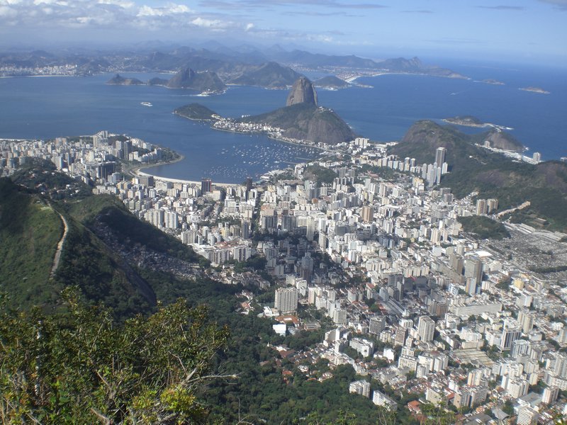 Panorama Rio vanaf de Corcovado berg