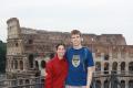 Molly & Filip with the Colosseum