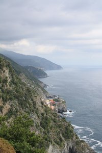 The coast in Cinque Terre