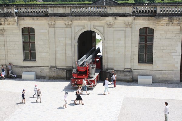 Firefighters in Chambord
