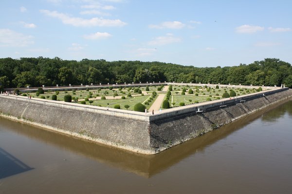 Gardens in Chenonceau