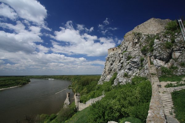 Castle overlooking the Danube