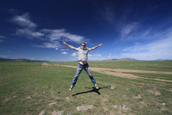 Typical Mongolian scenery