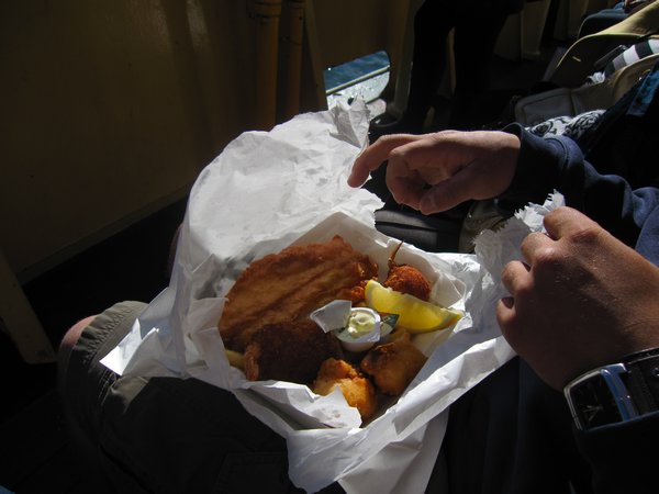 Fish & Chips for the Ferry