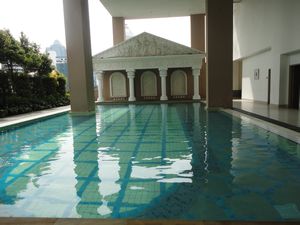 Our pool overlooking the KL skyline
