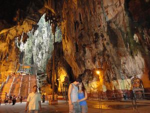 Inside Batu caves