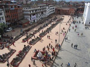 View over Basantapur Square