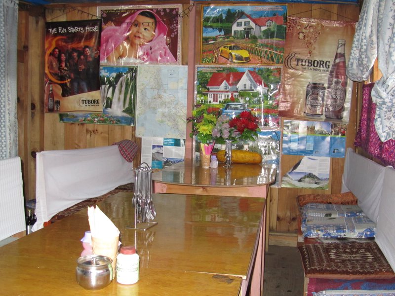 Dining room at Dharapani