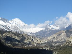 The mountain panorama