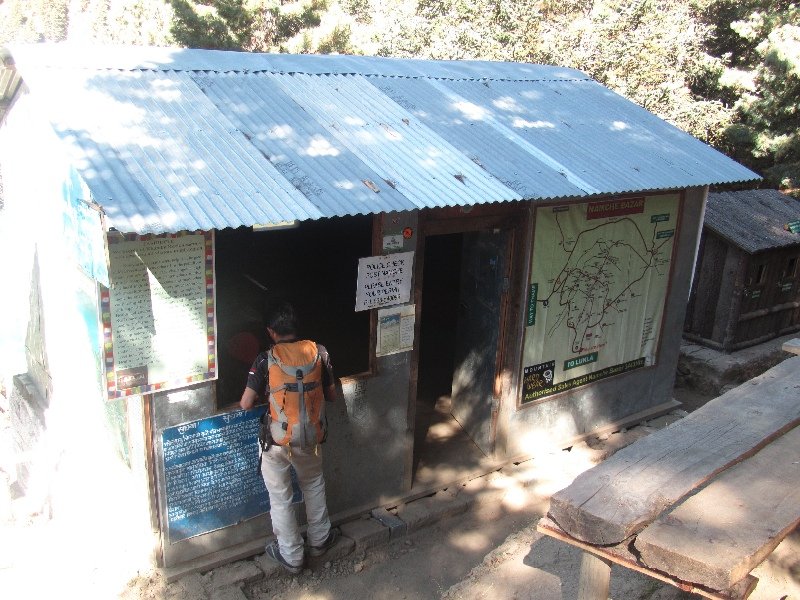 Checkpoint before Namche