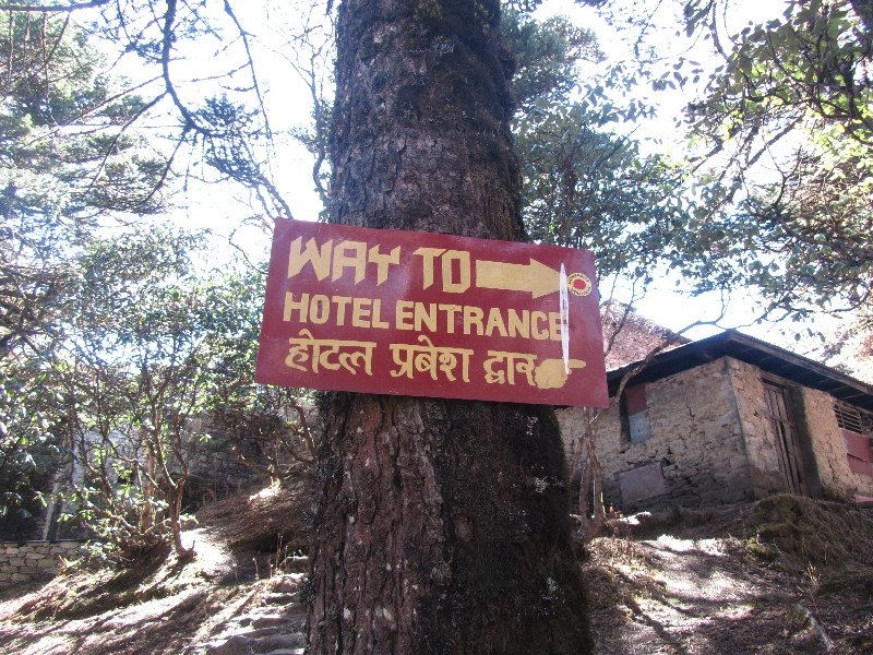Trekking to the Everest View Hotel