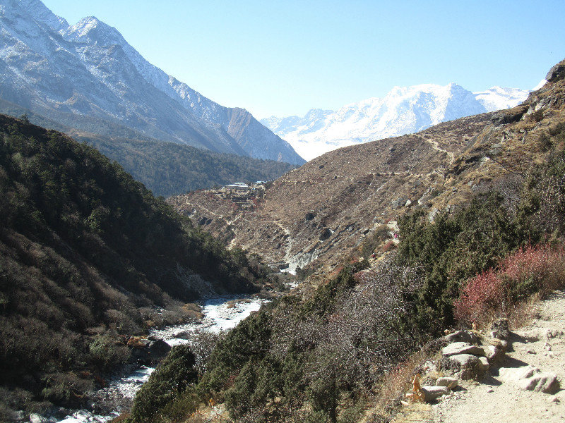 On the way to Pangboche