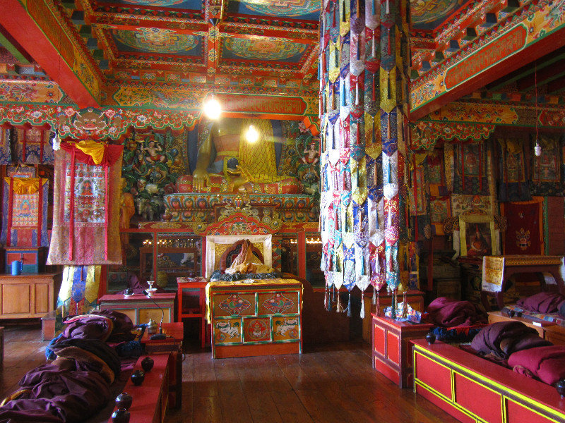 Inside Tengboche Monastery