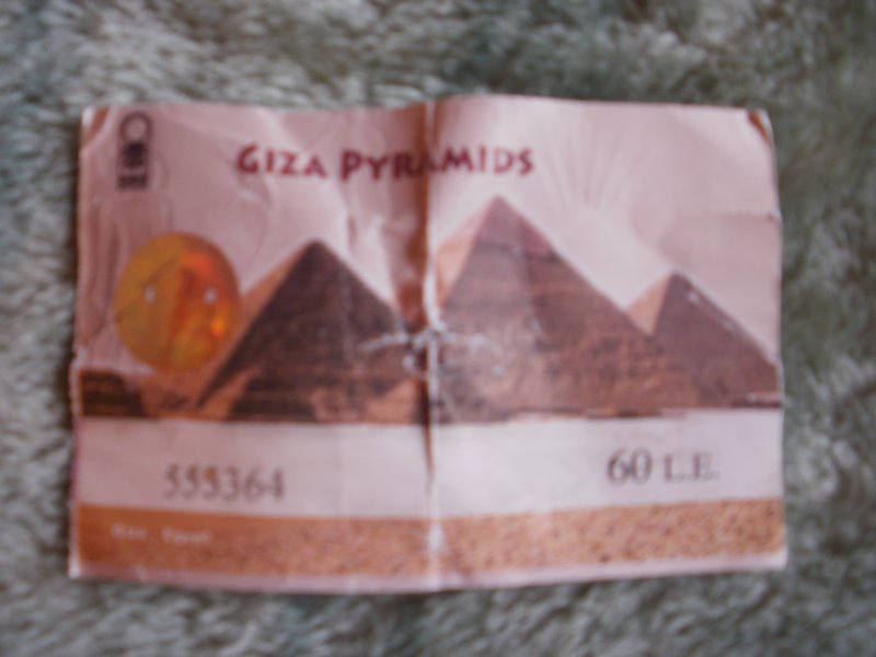 Giza Pyramids Ticket