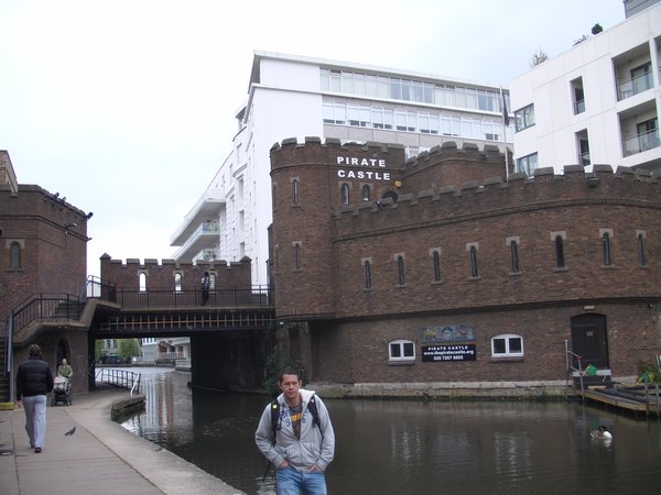 Pirate castle on the canal
