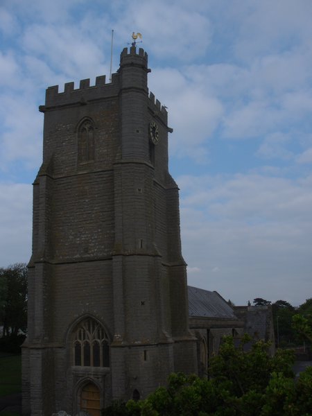 The leaning church of Burnham