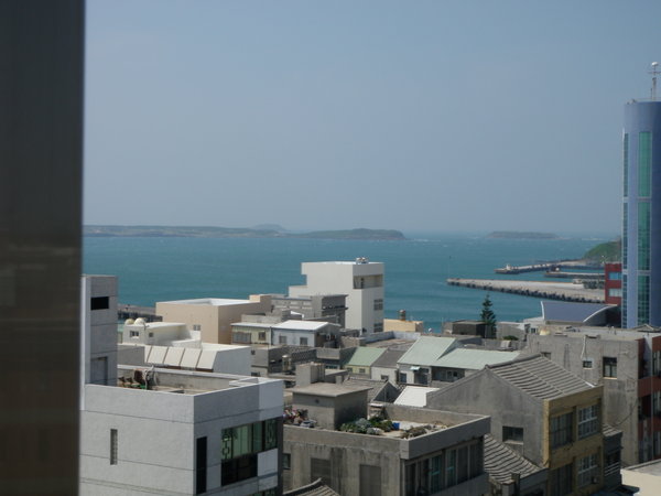 view from our hotel in Penghu