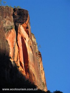 Danxia cliff