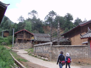 walking through Wenhai village