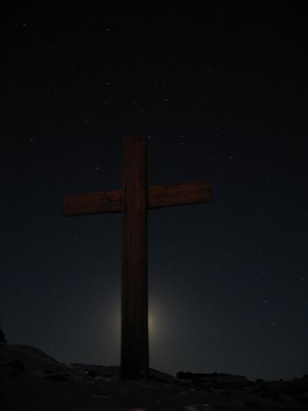 Moon Behind Scott's Cross