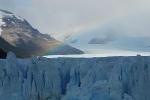 A Rainbow Over Glacier Moreno