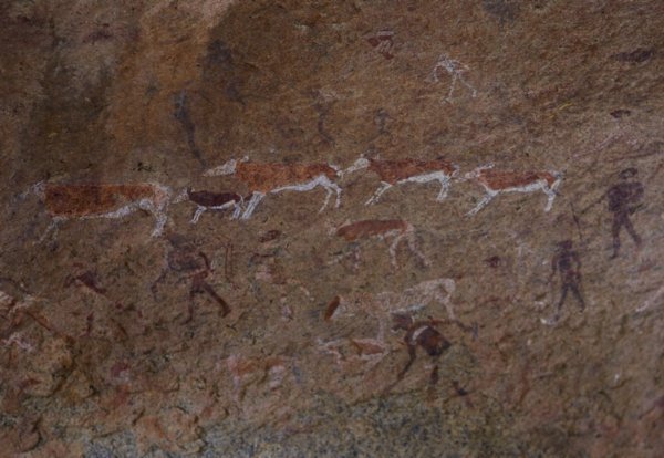 The White Lady Rock Paintings