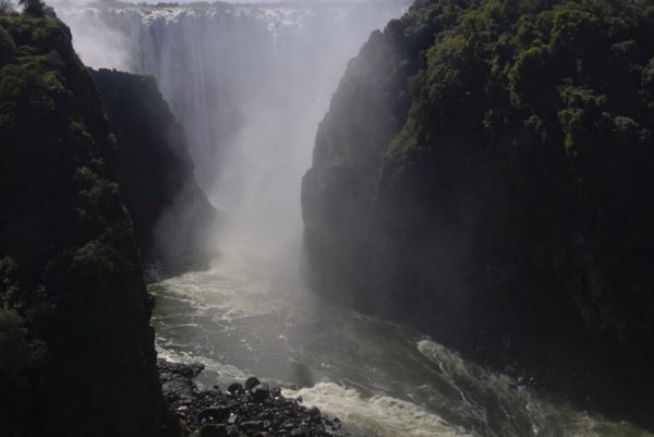 The View of Victoria Falls from the Bridge