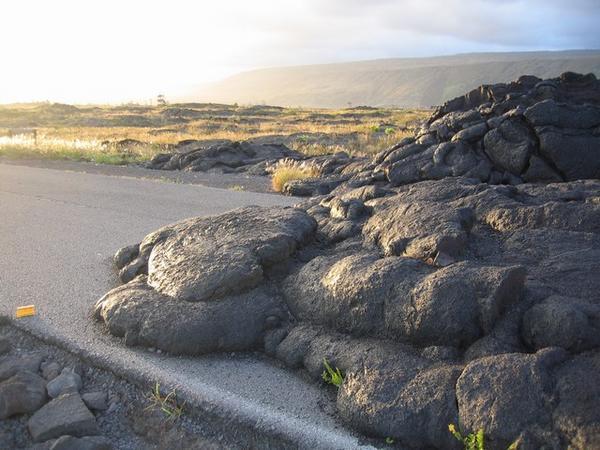 Lava on the Road