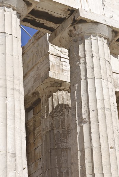 Through the Columns of the Parthenon