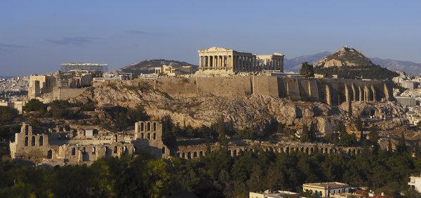 Sunset Over the Parthenon