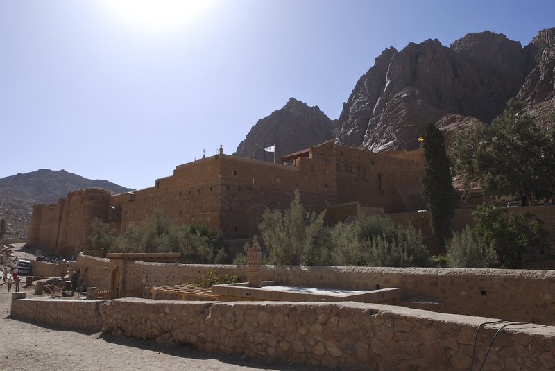 A Parting View of St. Katherine's Monastery