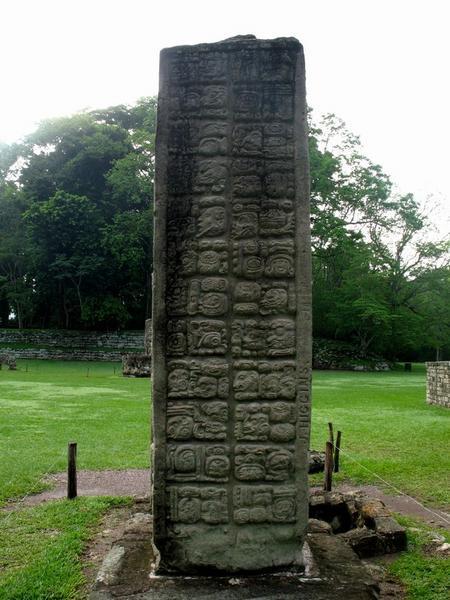 The Glyphs on the Back of Stela A
