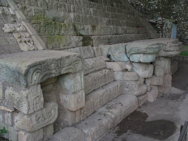 The Base of the Hieroglyphic Staircase