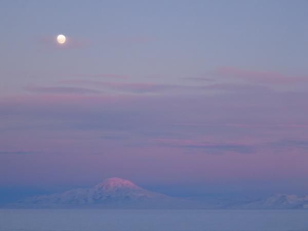 Full Moon Over Mt. Discovery